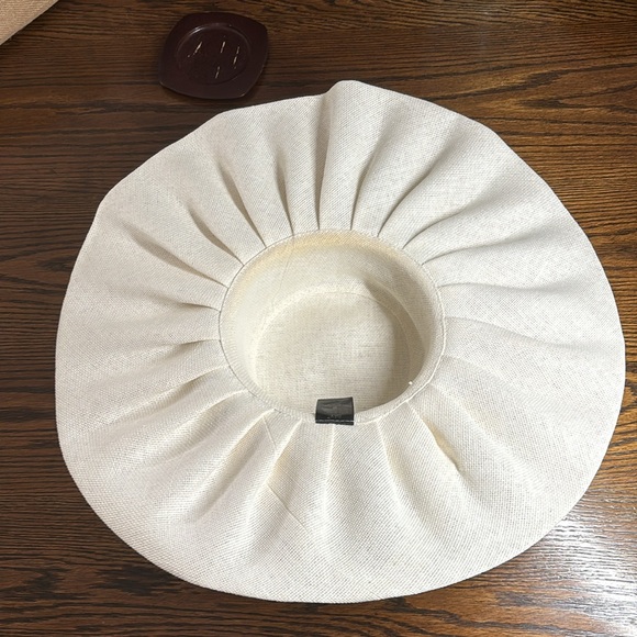 Woven sun hat with bow - Picture 5 of 7